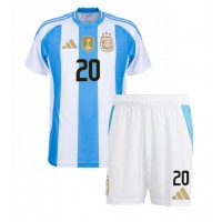 Argentina Alexis Mac Allister #20 Fotballklær Hjemmedraktsett Barn Copa America 2024 Kortermet (+ korte bukser)